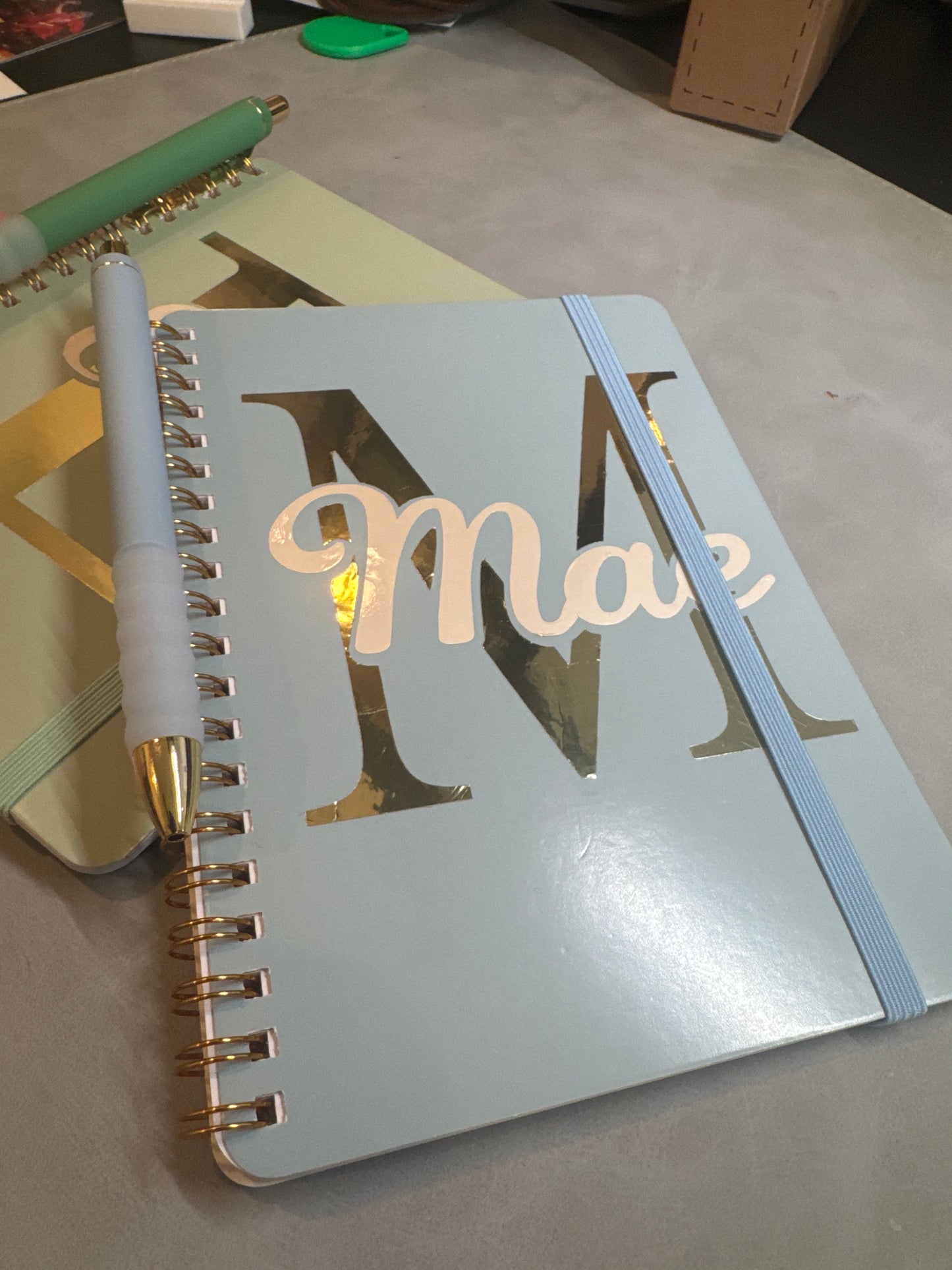 Personalized Monogram Notebook & Pen Set