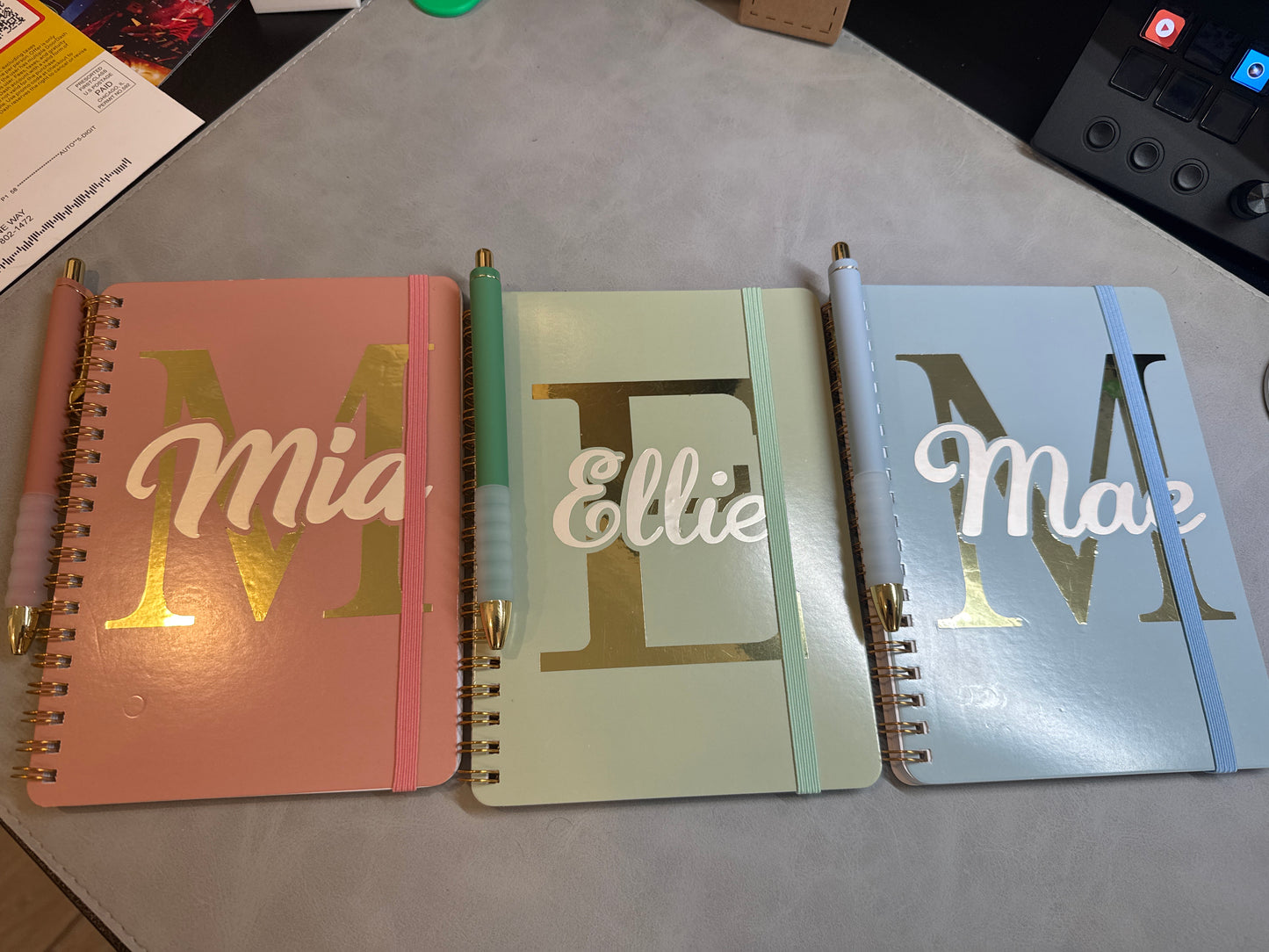 Personalized Monogram Notebook & Pen Set
