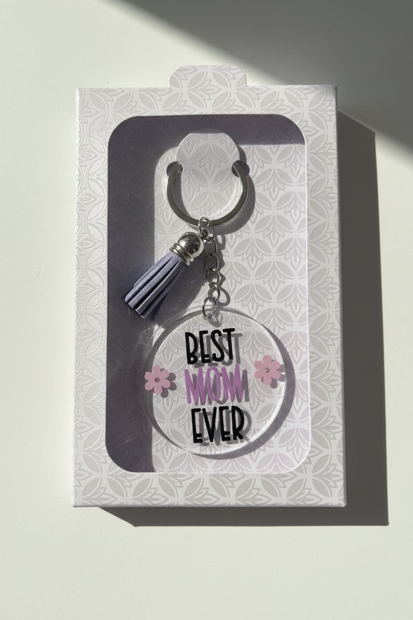 Personalized Acrylic Keychain Gift Box