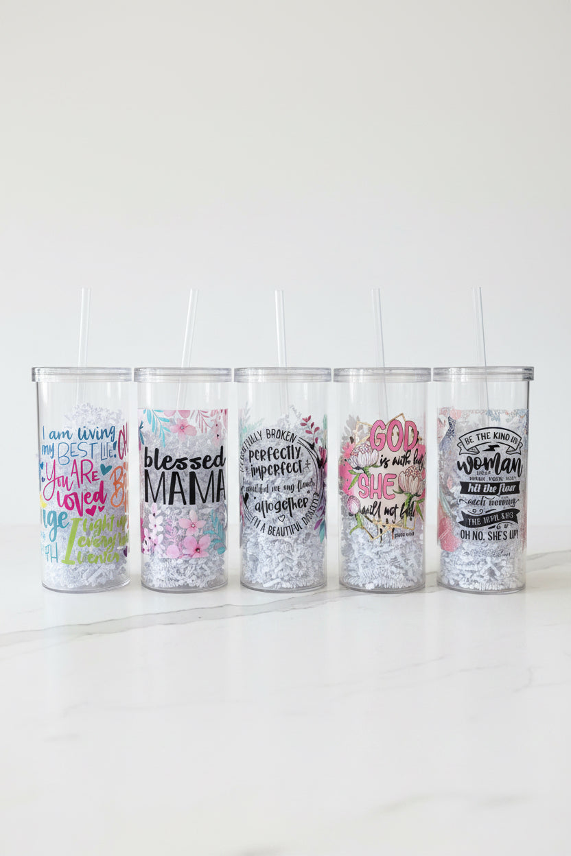Custom Faith & Inspirational Tumblers