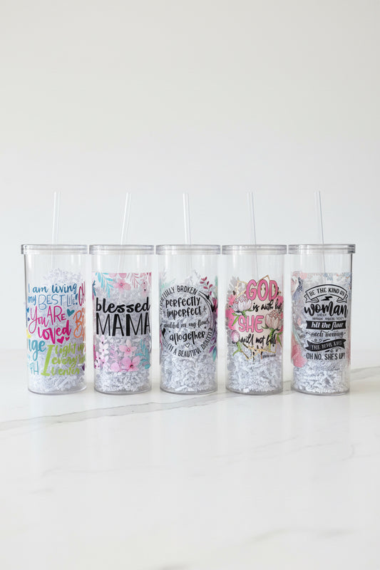 Custom Faith & Inspirational Tumblers