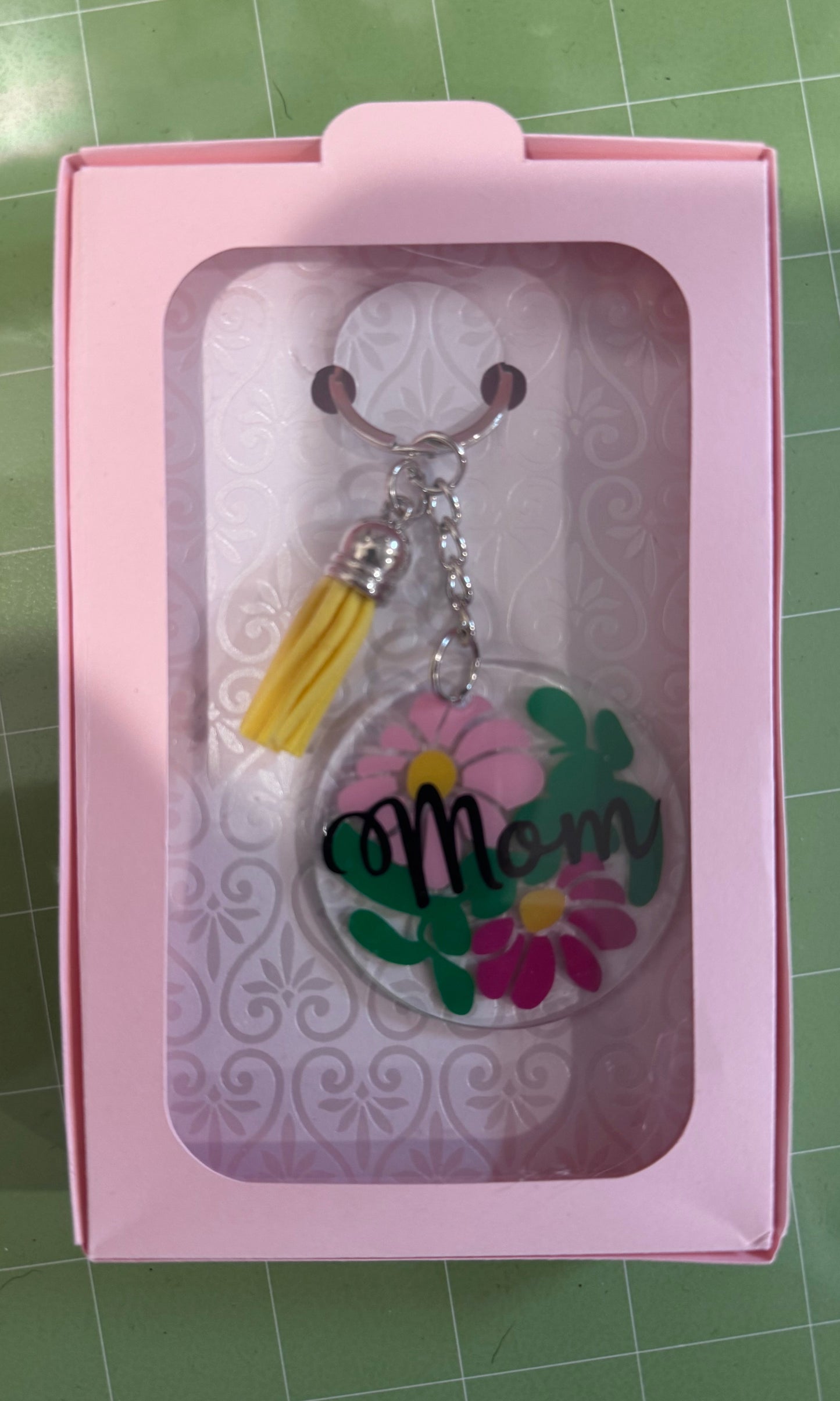 Personalized Acrylic Keychain Gift Box