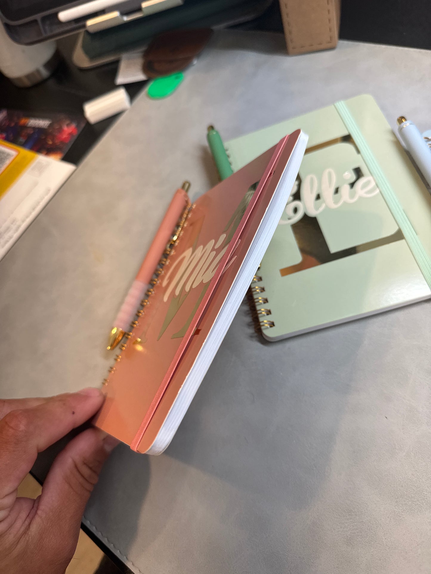 Personalized Monogram Notebook & Pen Set