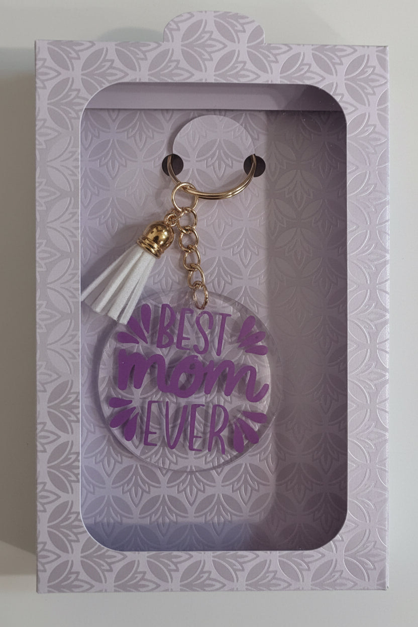 Personalized Acrylic Keychain Gift Box