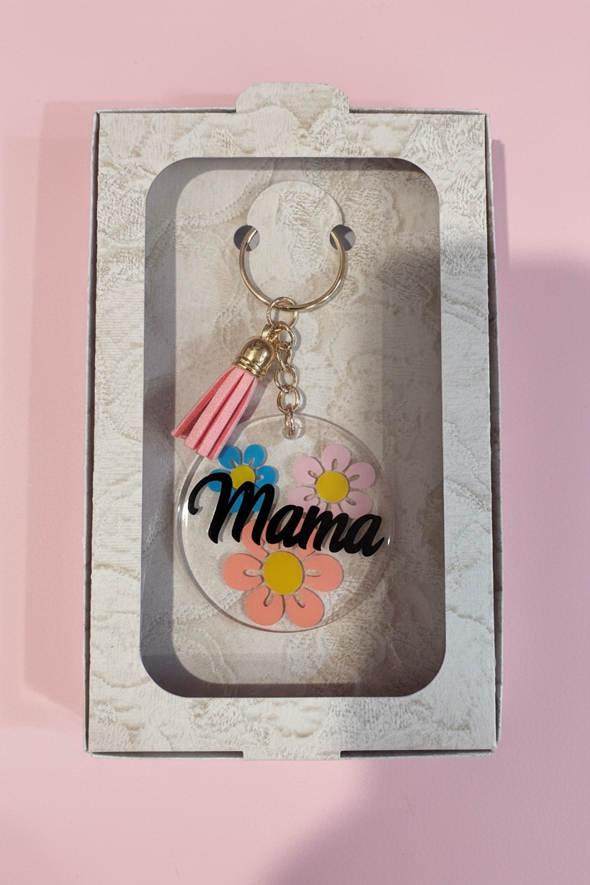 Personalized Acrylic Keychain Gift Box