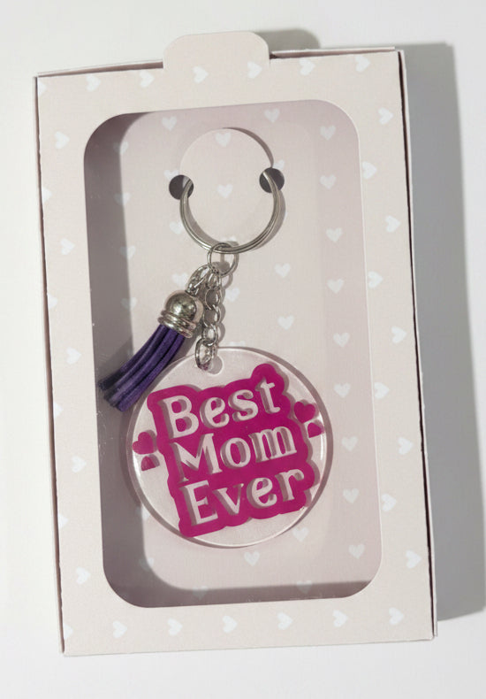 Personalized Acrylic Keychain Gift Box