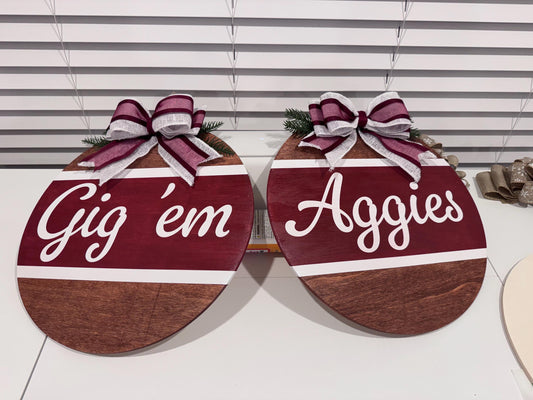 Texas Aggie Door Signs
