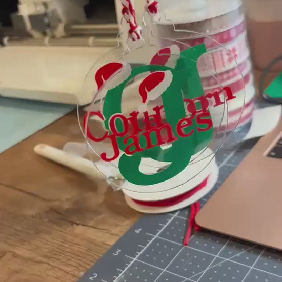 Custom Name Ornaments