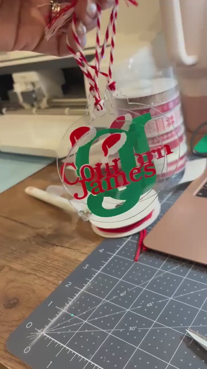 Custom Name Ornaments