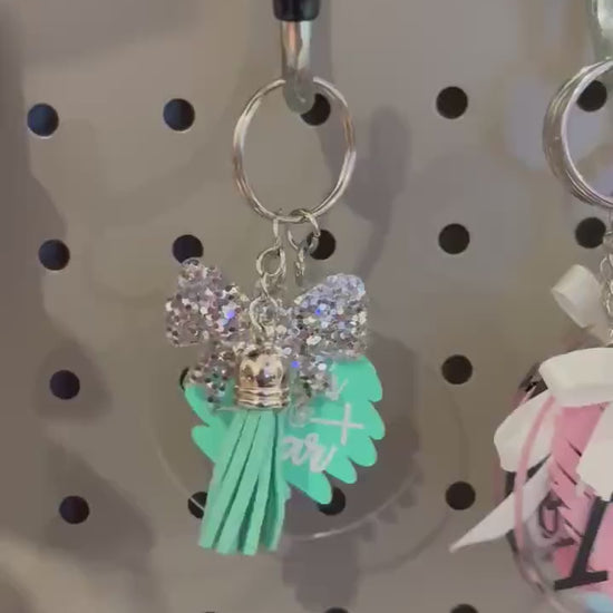 Custom key chains/bag tags